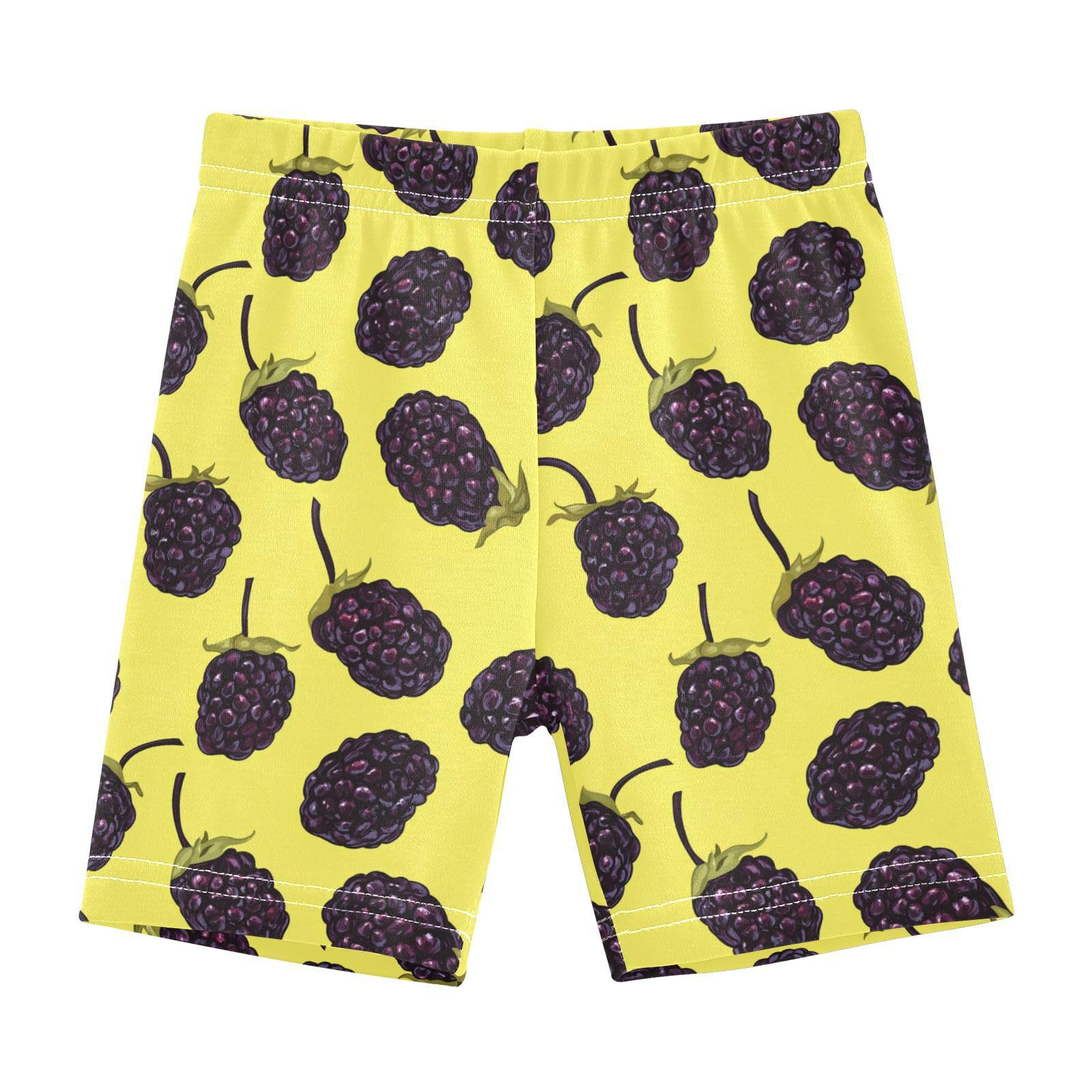 Girls Shorts Tight Cotton Compression Shorts Skater Pants for Dance Party 5T Fresh Mulberry Fruit