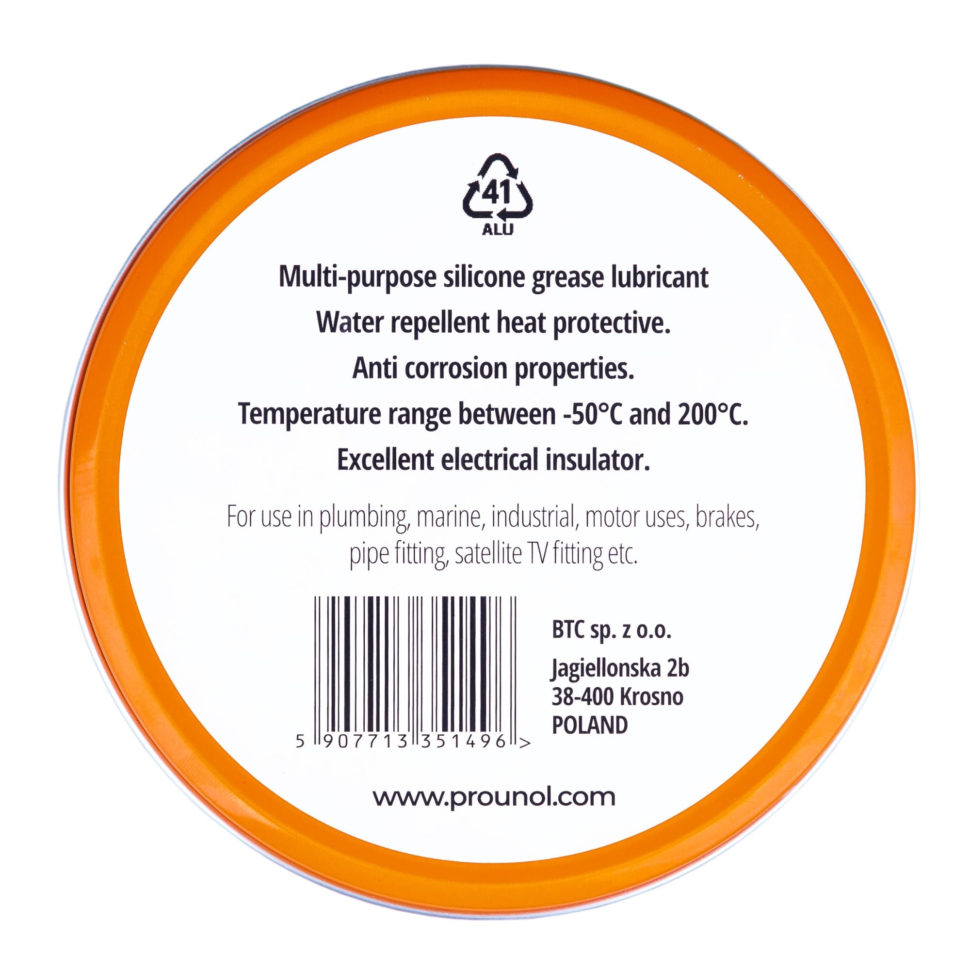 Prounol Grasso al Silicone 200 ml - Grasso Siliconico Multiuso - Pasta Dielettrica - Grasso Lubrificante per Gomma HT Impermeabile - per Guarnizioni auto, Oring, Isolante Elettrico