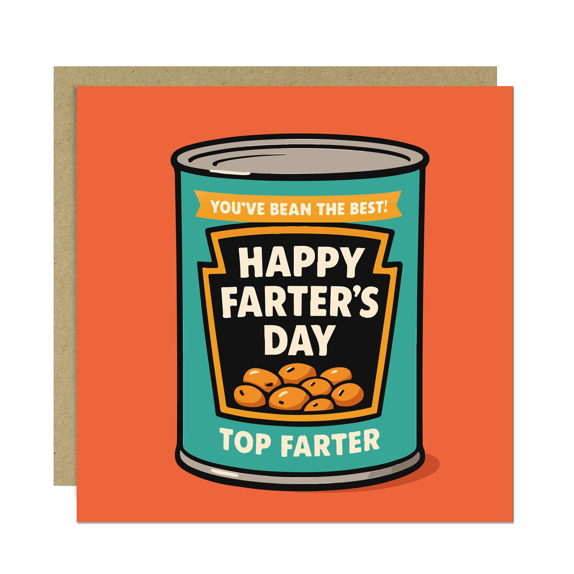 RED OCEAN Funny Joke Cards For Dad For Fathers Day TOP FARTER Dad Card With Envelope Included Fathers Day Card From Daughter Son Thank You Cards