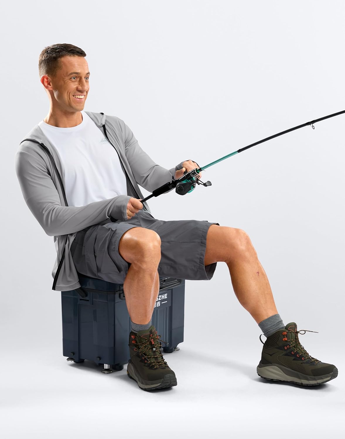 G Gradual Men's UPF 50+ Sun Protection Hoodie Jacket Lightweight Full Zip Hoodies Long Sleeve Shirts for Men Hiking Fishing - Image 7