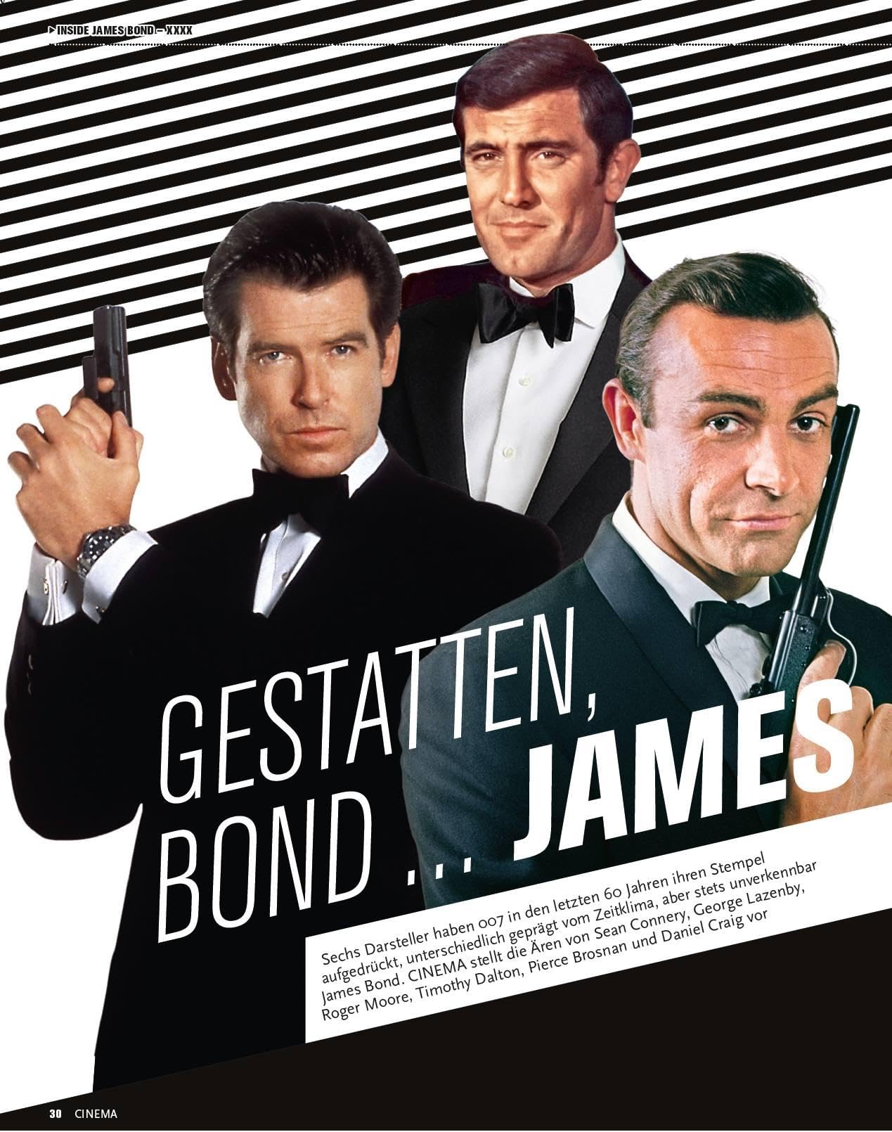 Cinema präsentiert: Inside James Bond: Der ultimative Guide durch die explosive Welt des berühmtesten Agenten der Kinogeschichte: Bond ... James Bond