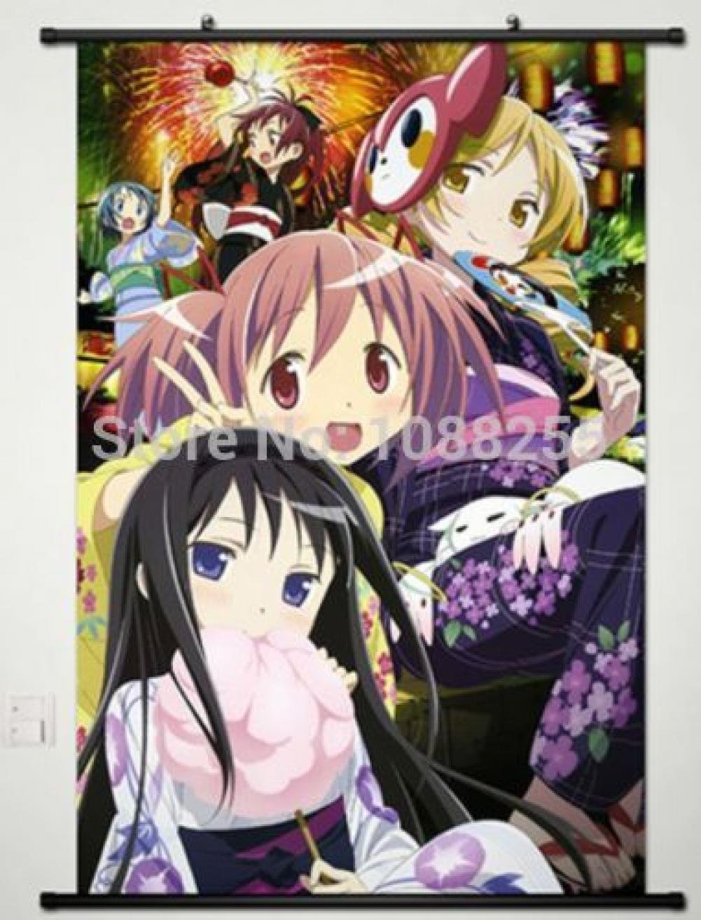 BestWeeks Home Decor Anime Japanese Puella Magi Madoka Magica Poster Wall Scroll New