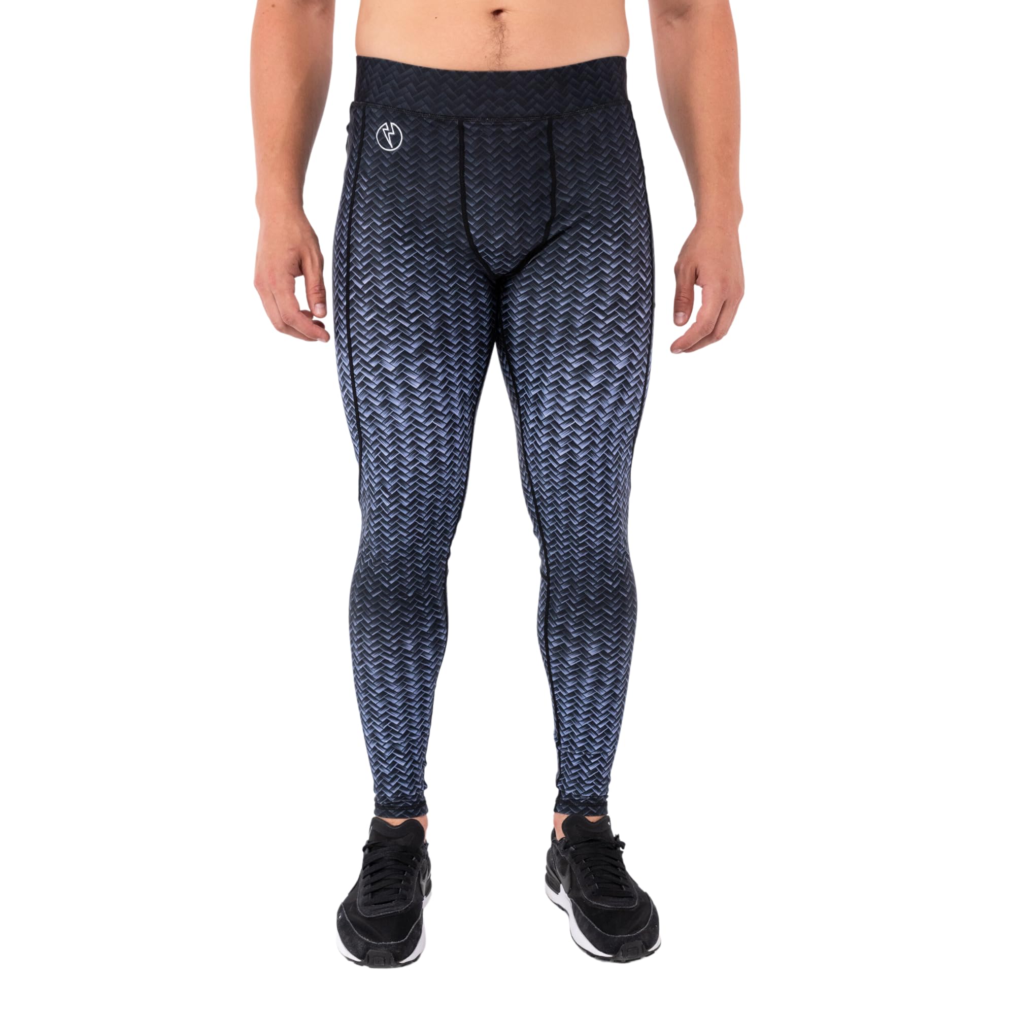 Kapow Meggings Leggings Sportivi Contenitivi da Uomo Performance con Tasche