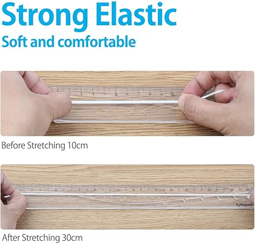 Miniatura 2 de Bandas elásticas de 18 pulgadas para costura, cuerda elástica para máscaras, cordón elástico de alta elasticidad, tejido elástico para costura,