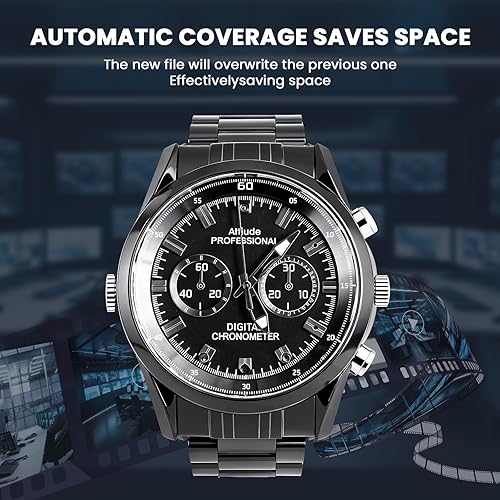 Miniatura 7 de Mini cámara de seguridad - Cámara de reloj HD 1080P con detección de movimiento, monitor de bebé portátil para el hogar, almacenamiento integrado 32G