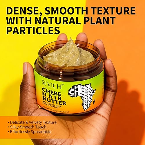 Miniatura 3 de SEVICH Naturals Chebe Powder Mascarilla de tratamiento capilar  3.5 onzas Acondicionador para pérdida de cabello seco dañado hombres y mujeres