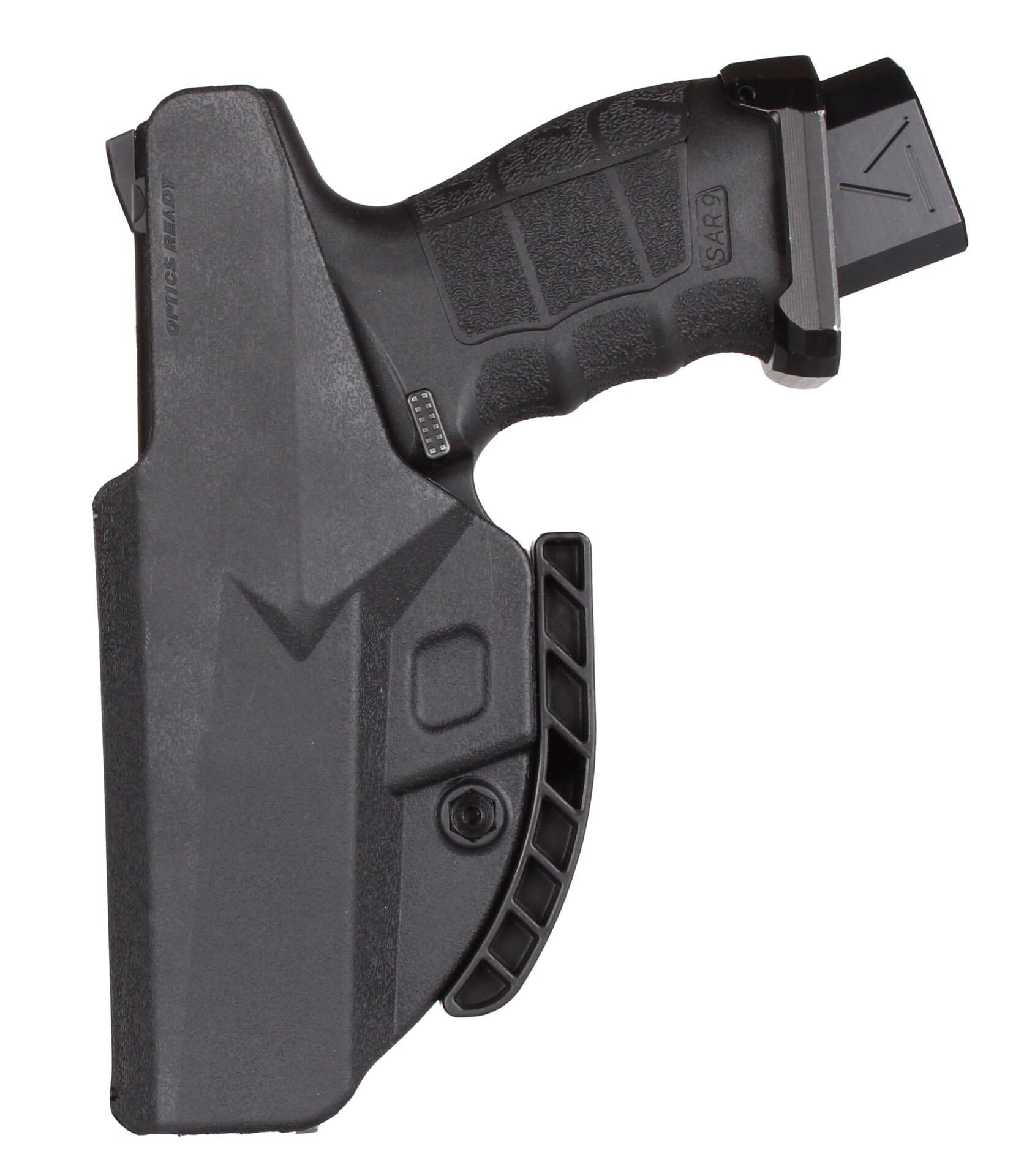 IWB Holster Custom Fit, Optics Ready, Concealment Wing, Adjustable Angle Fork - Compatible with Sars?lmaz SAR9 | Right Hand