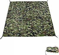 Vista 14 de Clostnature Huella de Tienda de Campaña - Lona Impermeable para Camping, Protector de Suelo de Tienda Resistente, Alfombrilla Ultraligera
