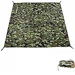 Clostnature Tent Footprint - Waterproof Camping Tarp, Heavy Duty Tent Floor Saver, Ultralight Ground Sheet Mat for Hiking, Backpacking, Hammock, Beach - Storage Bag Included