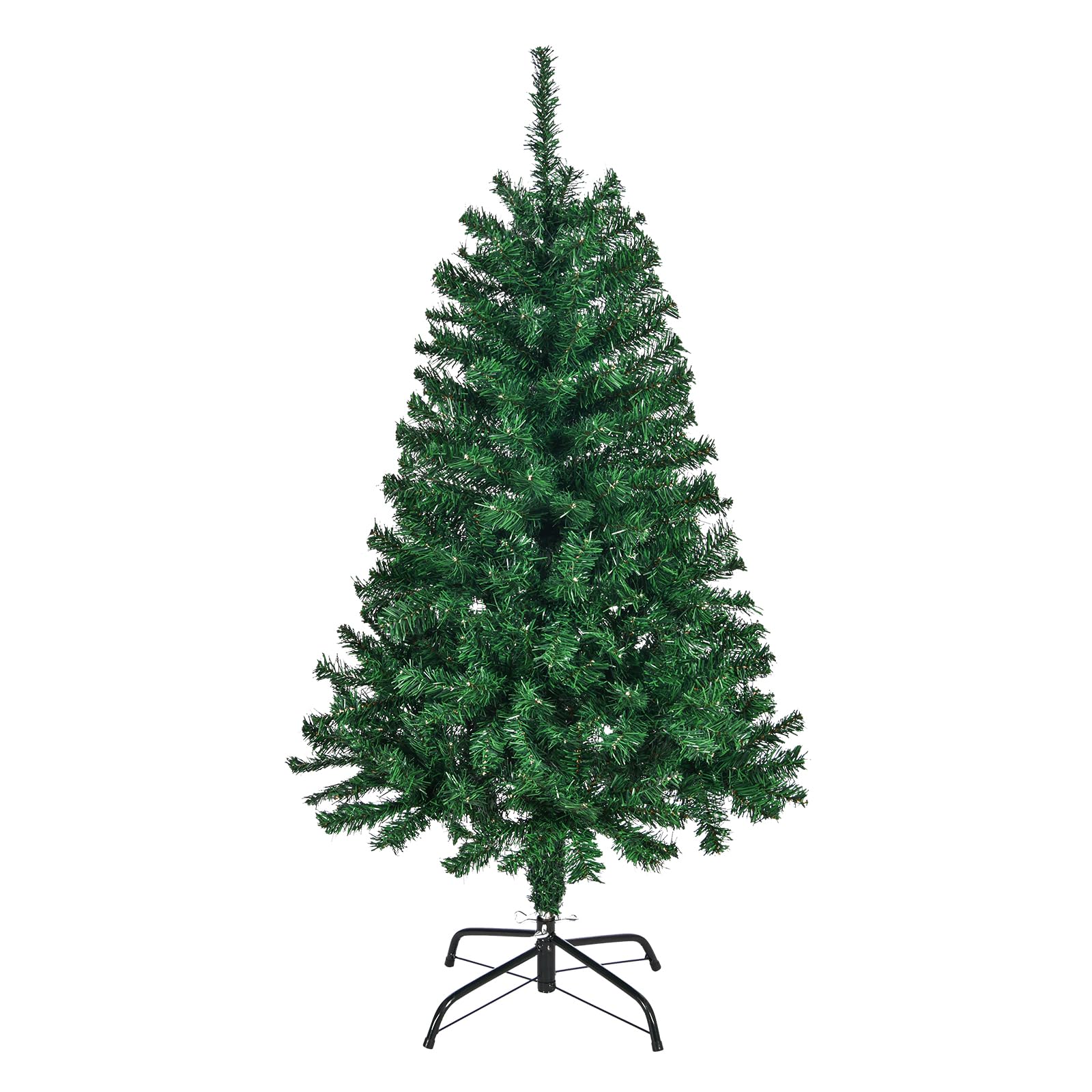 Bonnlo Artificial Christmas Tree, Upgraded Full 4ft Christmas Tree w/ 346 Branch Tips, Small Xmas Tree for Home, Office, Party Decoration, Green