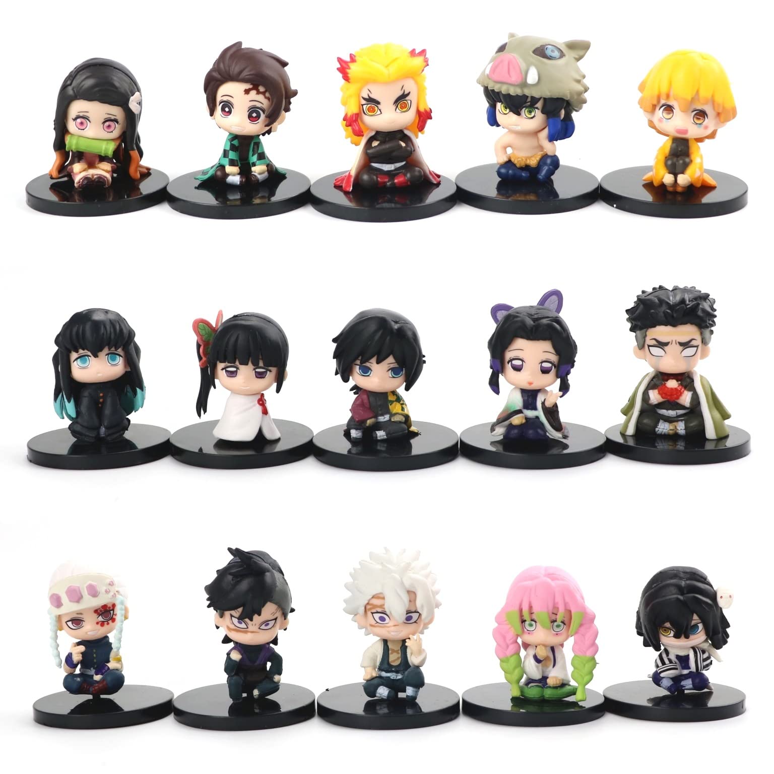 Buy Zaroter Full Set of 15 Pcs Demon Slayer Kimetsu no Yaiba The
