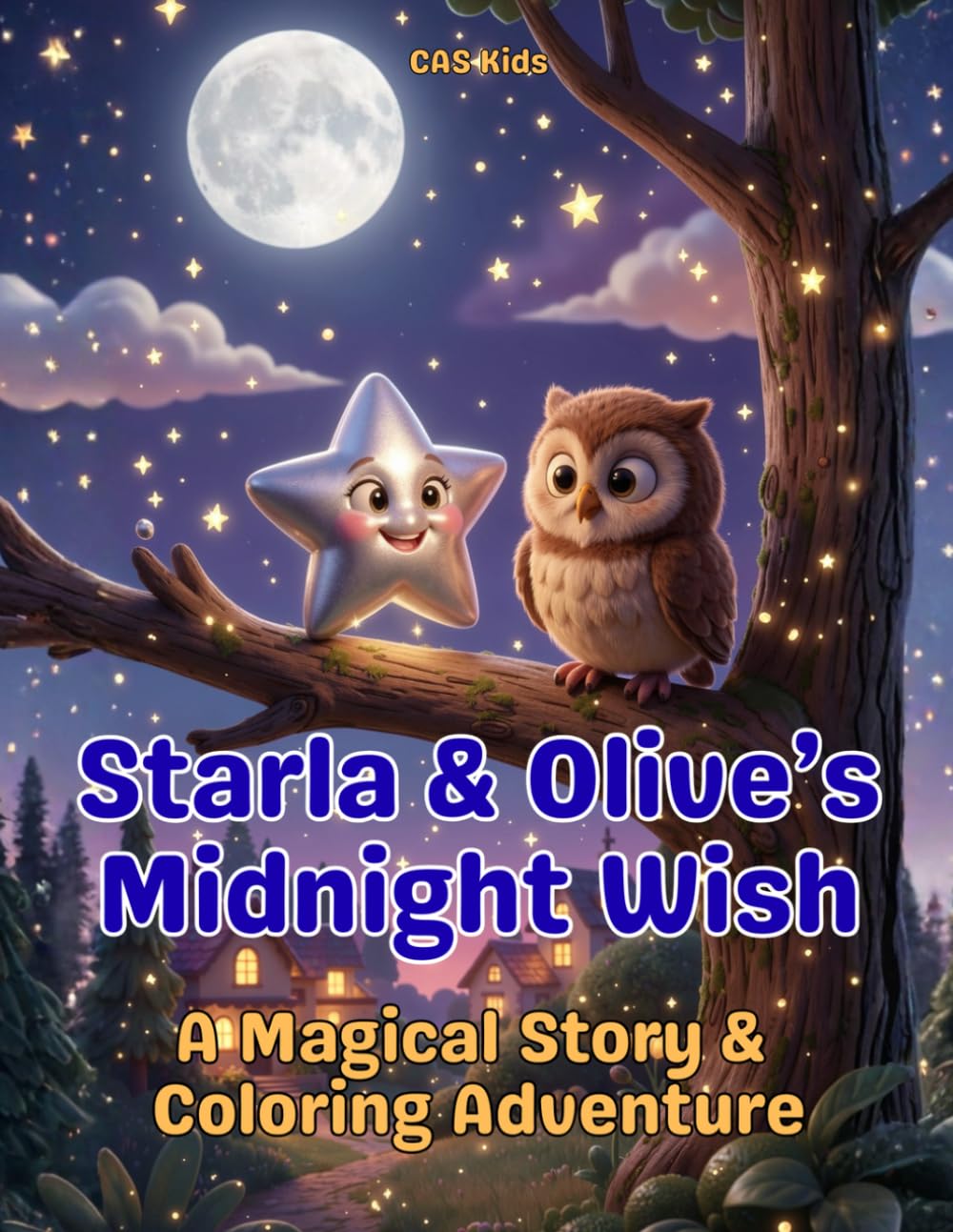 Starla & Olive’s Midnight Wish A Magical Story & Coloring Adventure