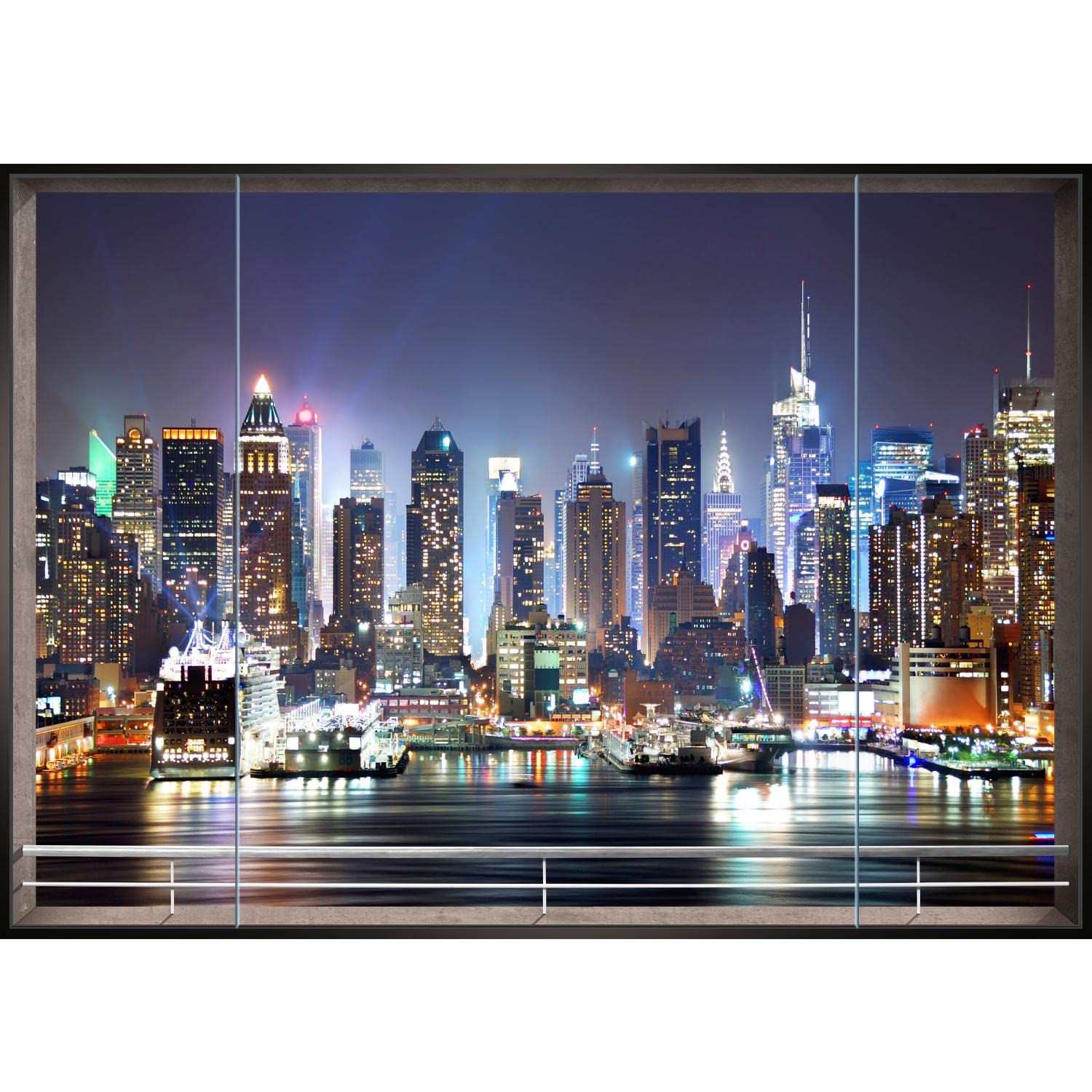 Papier peint intissé New York moderne Runa Art 9026010b déco murale salon