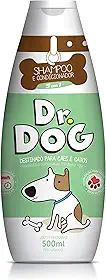 Shampoo e Condicionador pet Dr. Dog 5em 1 perfumaria fina -350mL, n�o arde os olhos, Hipoalergenico para c�es e gatos