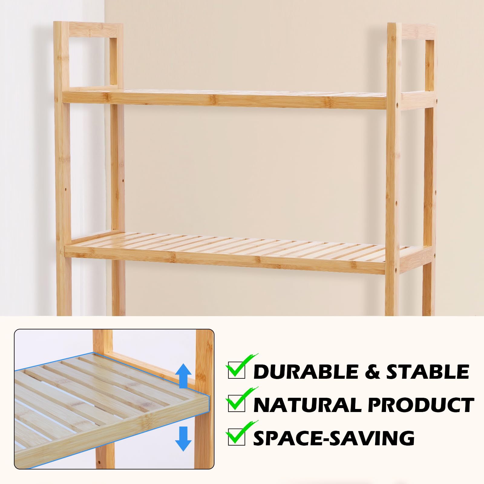 VidaXL Wasmachinekast 68x48,5x194 cm Zwart, Badkamerkast voor Wasmachine, Badkamermeubel