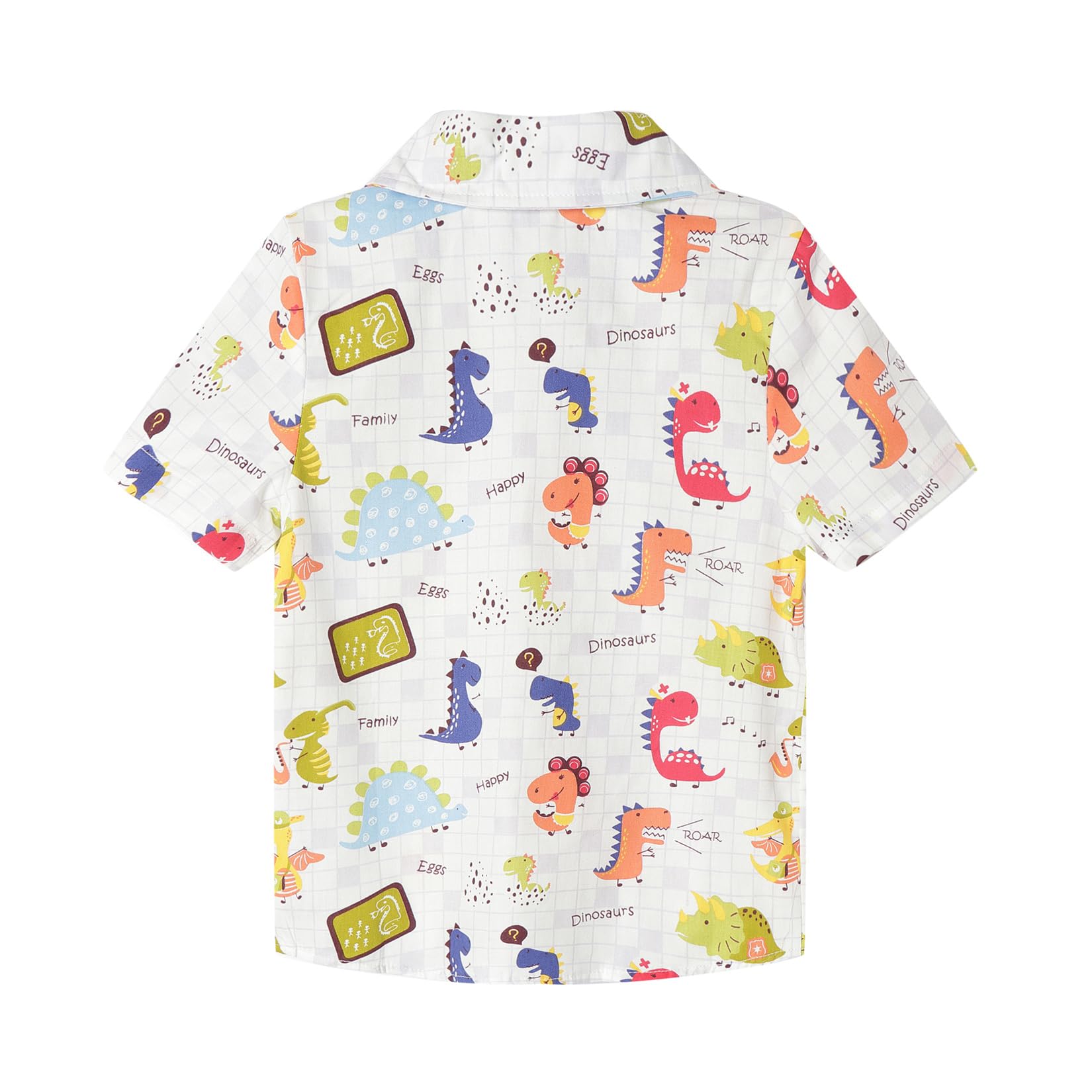 Mud Kingdom Niños pequeños Camisa de Verano Graffiti de Letras de Moda