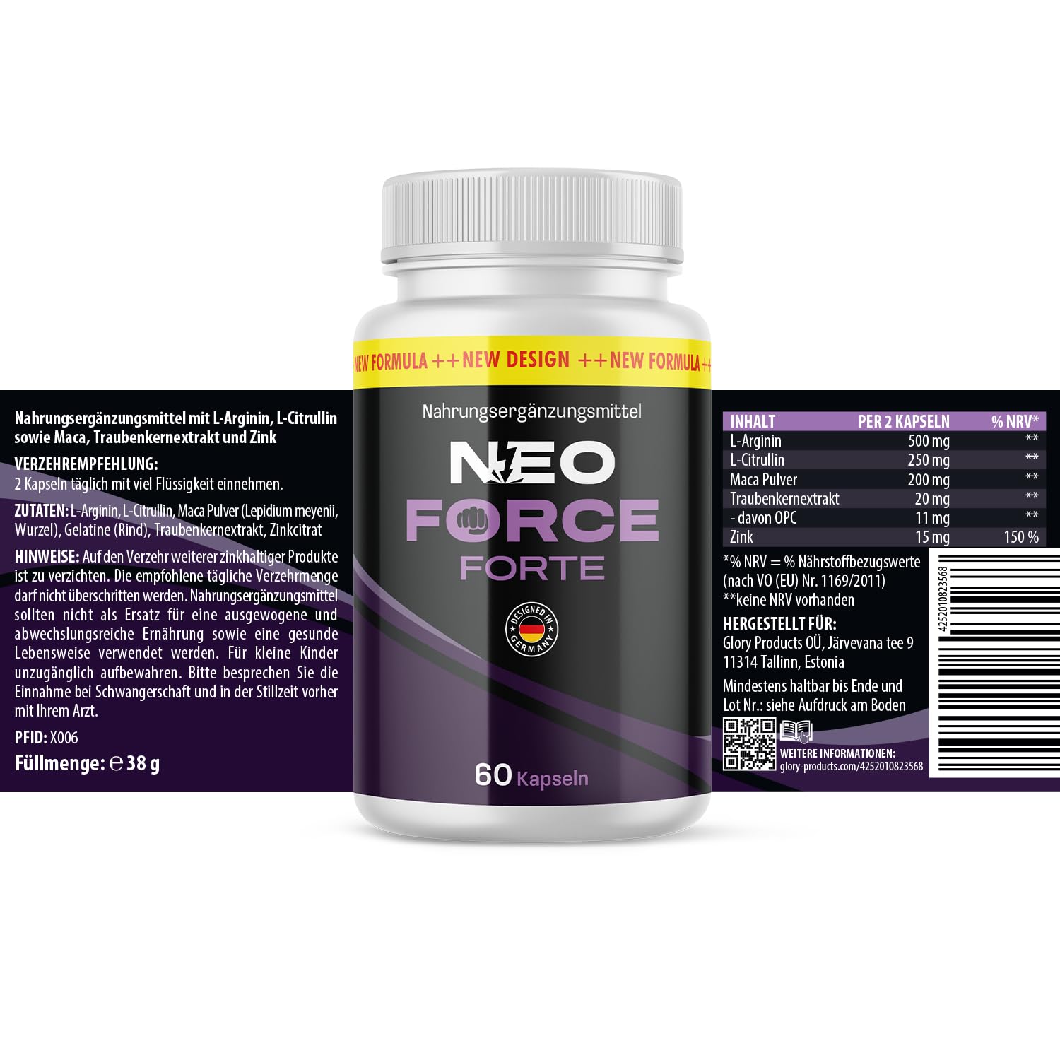 Neo Force Forte Kapseln - Neoforce für mehr Leidenschaft - 60 Kapseln