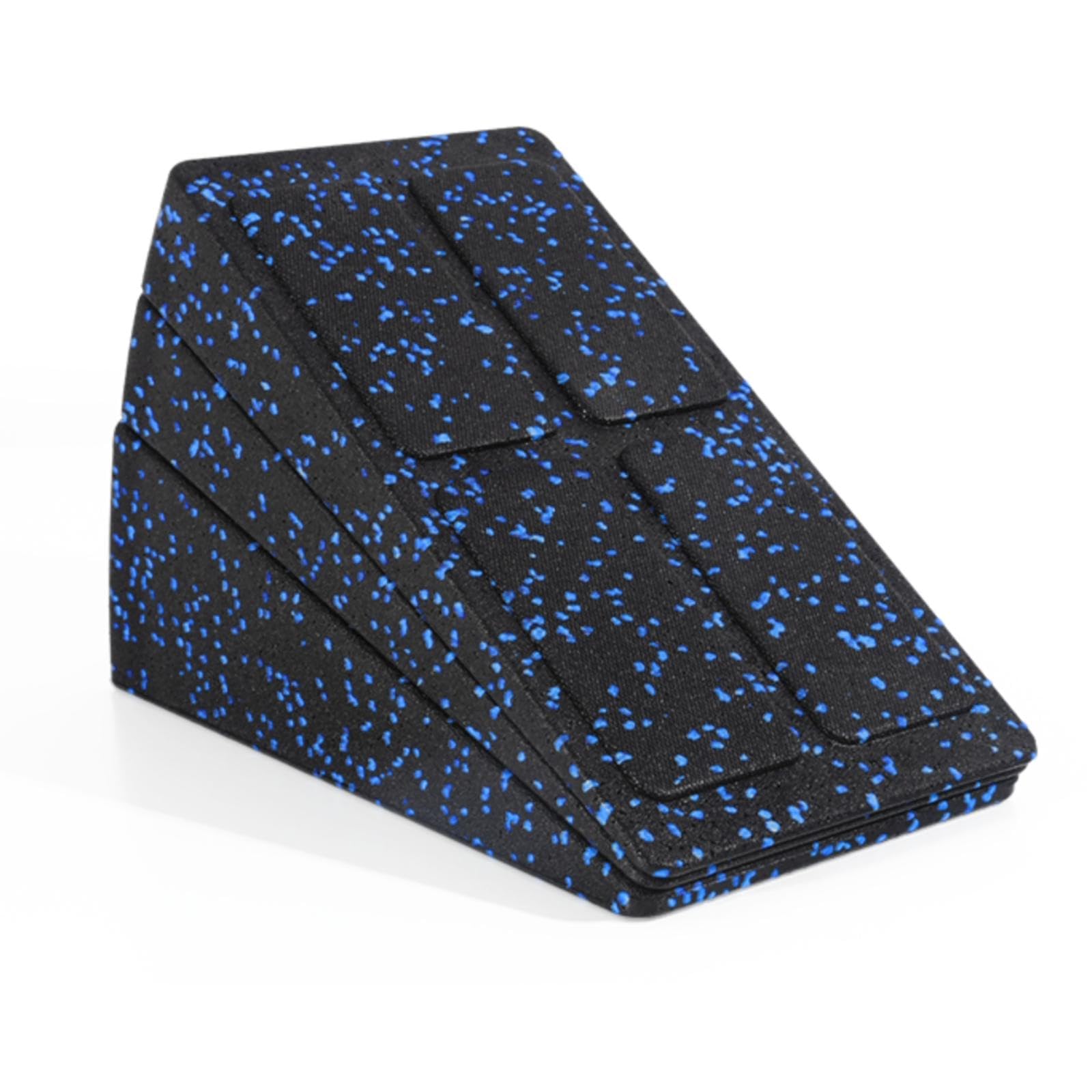3 Pieces Foam Slant Board Anti-Slip Stretching Wedge Textured Squat Wedge Block for Fitness Enthusiasts, Home Gym, Physical Black Blue Standard-image-7