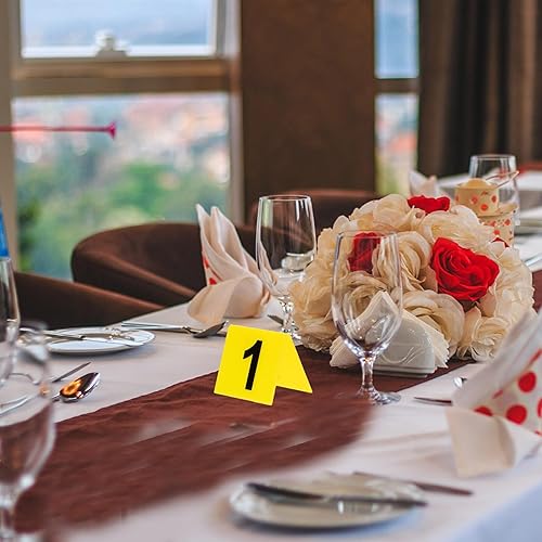 Miniatura 4 de 10 Uds. Marcadores de escena del crimen Señalización amarilla para escena del crimen Marcadores de evidencia temática Suministros de recuerdo de