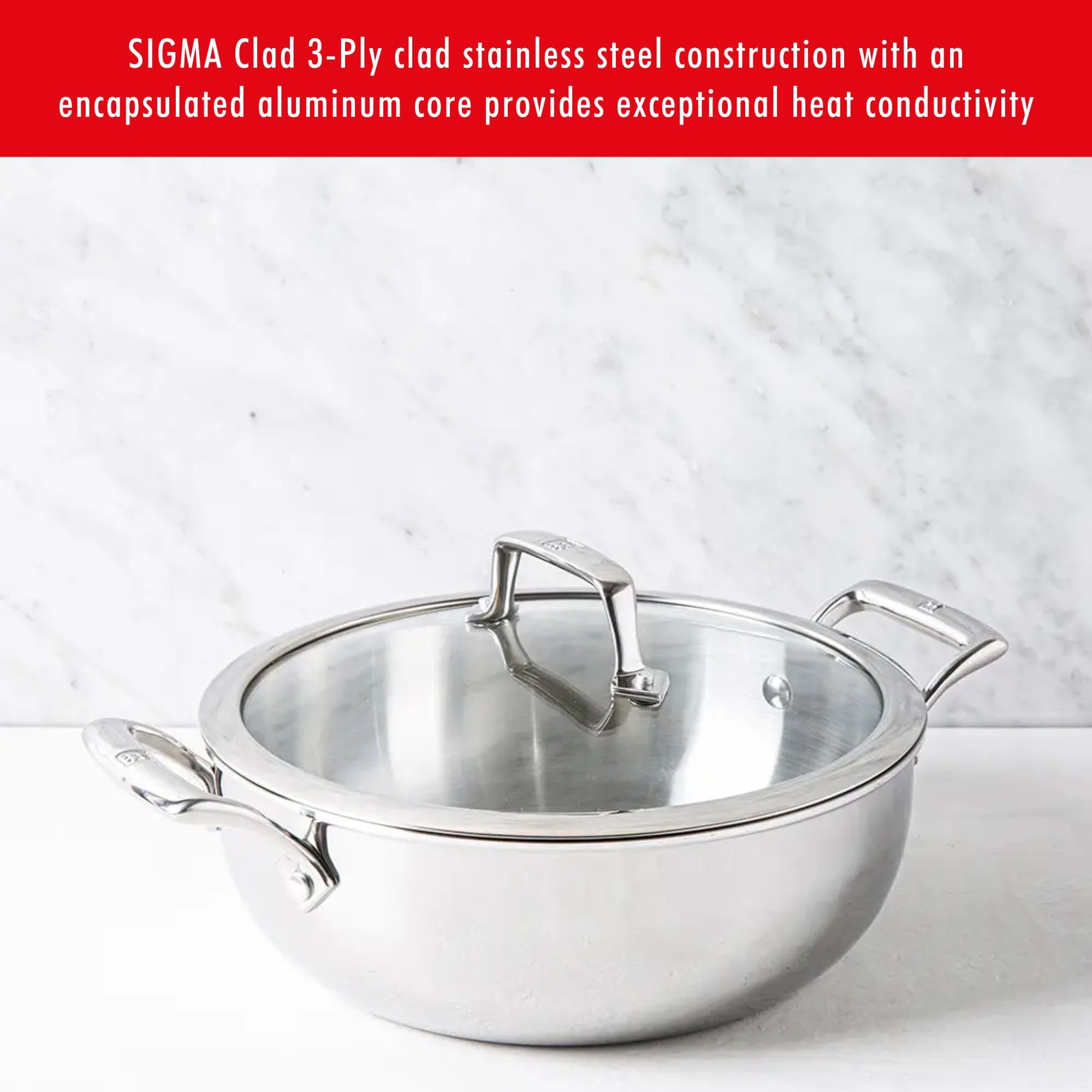 ZWILLING Energy X3 Perfect Pan with Lid 4.6Qt : Amazon.ca: Home