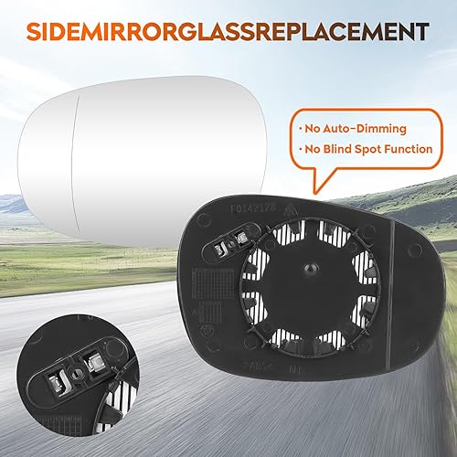 Miniatura 5 de Youxmoto Espejo calefactable para lado izquierdo del pasajero derecho para BMW 125i 128i 135i 135is 320i 325i 328i 335i xDrive 335is 335d 2009 2010