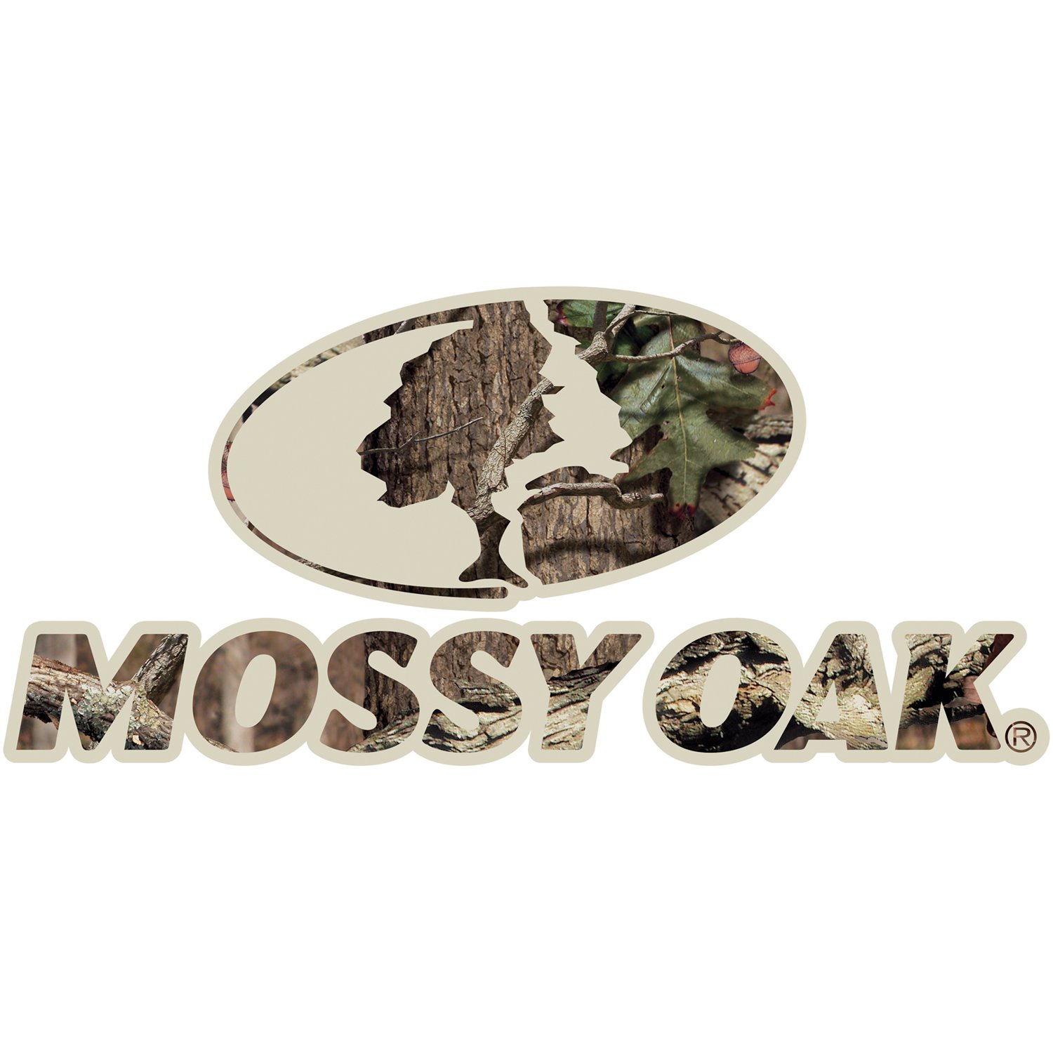 Mossy Oak Graphics Logo Decal, Easy to Install, No-fade, Cast Vinyl, Break-up Infini 13006-BI-L