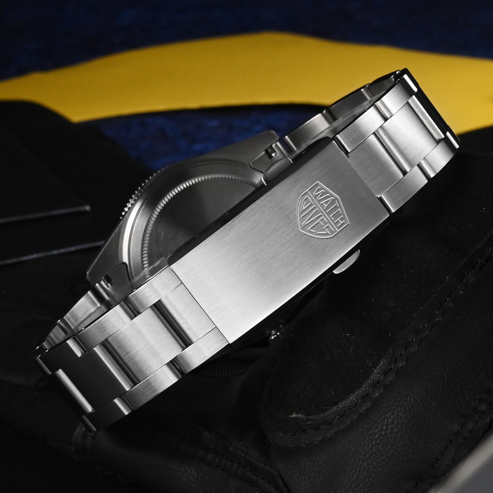 watchdives WD7922 BB54 Męski zegarek, VH31 Sweep Second Quartz Zegarki 37 mm Szafirowy Kryształ Luksusowy Zegarek Na Rękę 20 Bar Diver Zegarki dla Mężczyzn