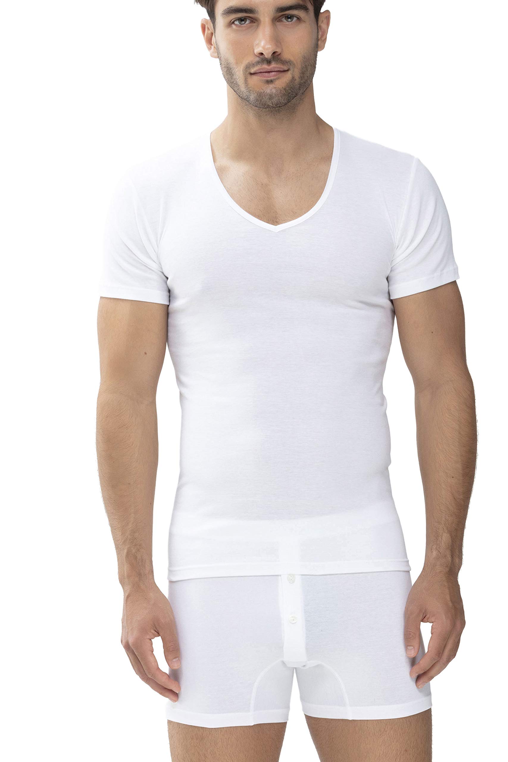 Mey Herren Casual Cotton Shirts Kurzarm Weiss Produktbeschreibung