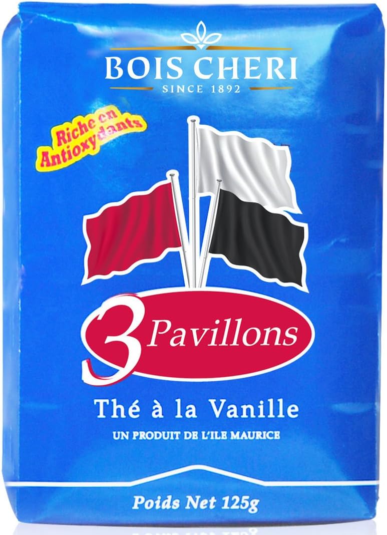 Bois Cheri Trois Pavilions (saveur vanille) 500 g de thé noir en vrac de Maurice
