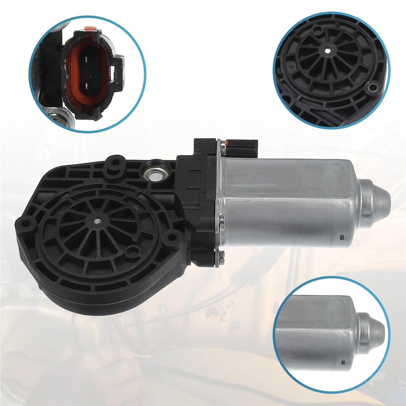 motore alzavetri auto impermeabile 1 set di motorino di sollevamento alzacristallo elettrico anteriore destro adatto per Ford F-150 1997-2004