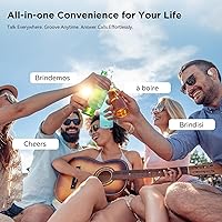 Vista 5 de BUGANI 5.4 Open Ear Headphone with Dual-Mic ENC Wireless Earbuds,360 Head-Tracking Spatial Audio