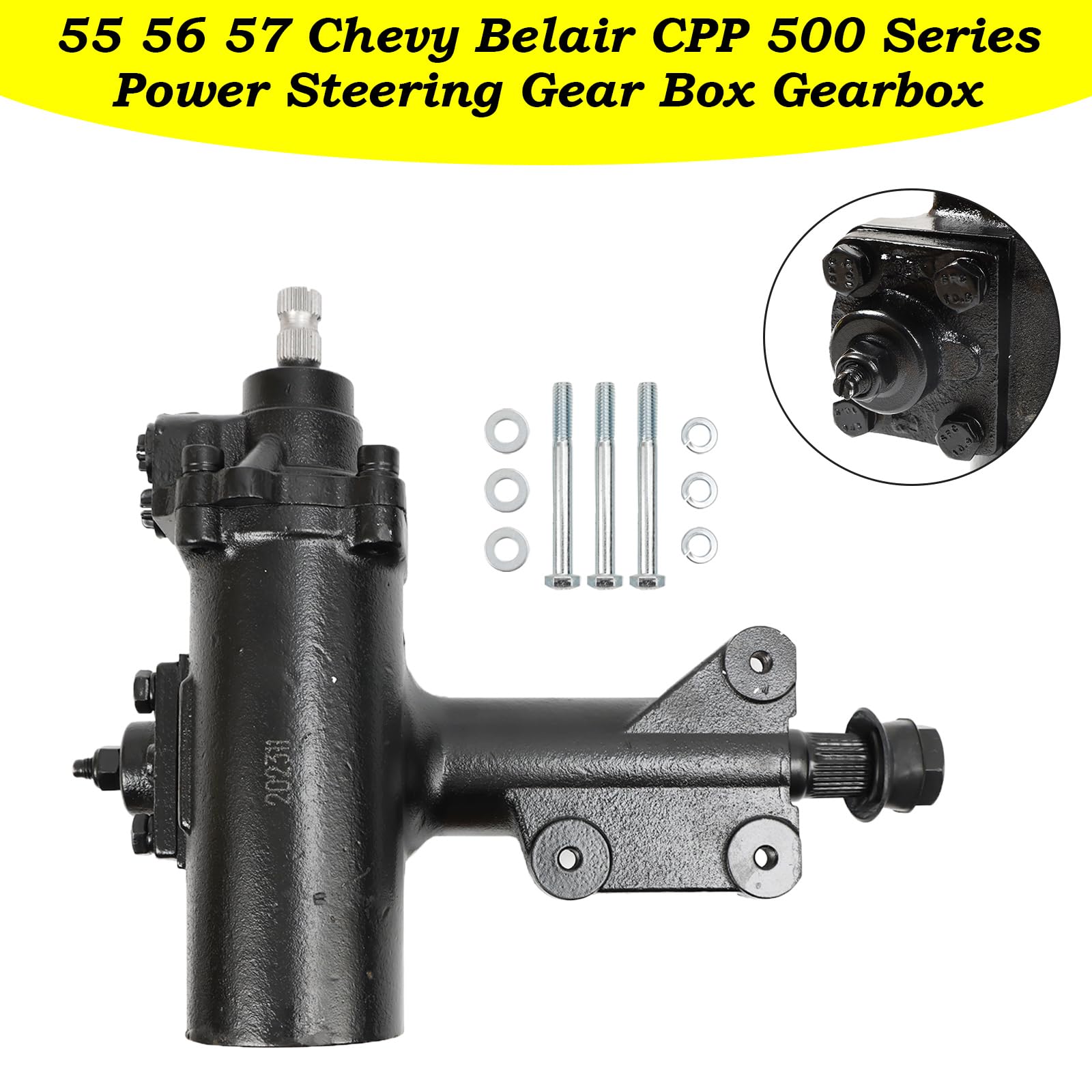 Amazon.com: VIPIH Power Steering Gear Box Quick Ratio For Chevy