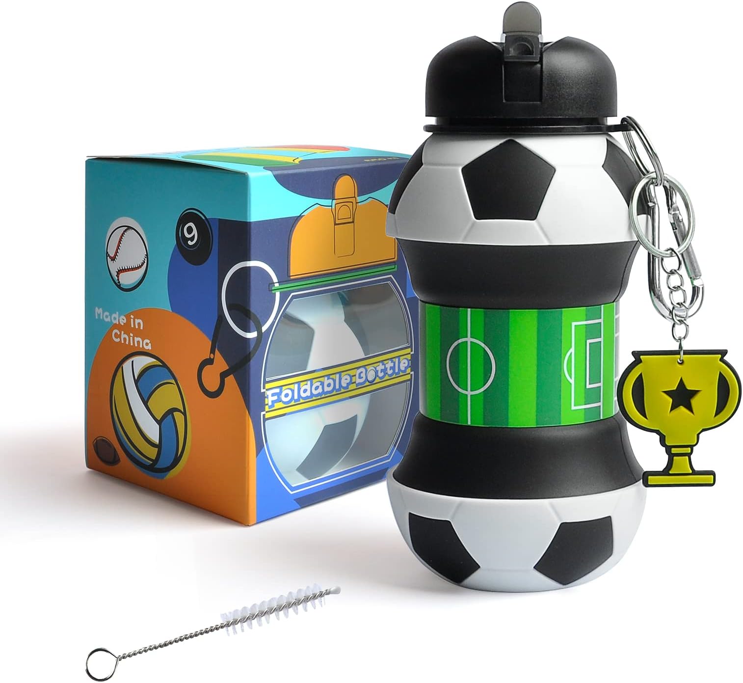 MACCABI ART ClipOn Collapsible BPAFree Silicone Soccer