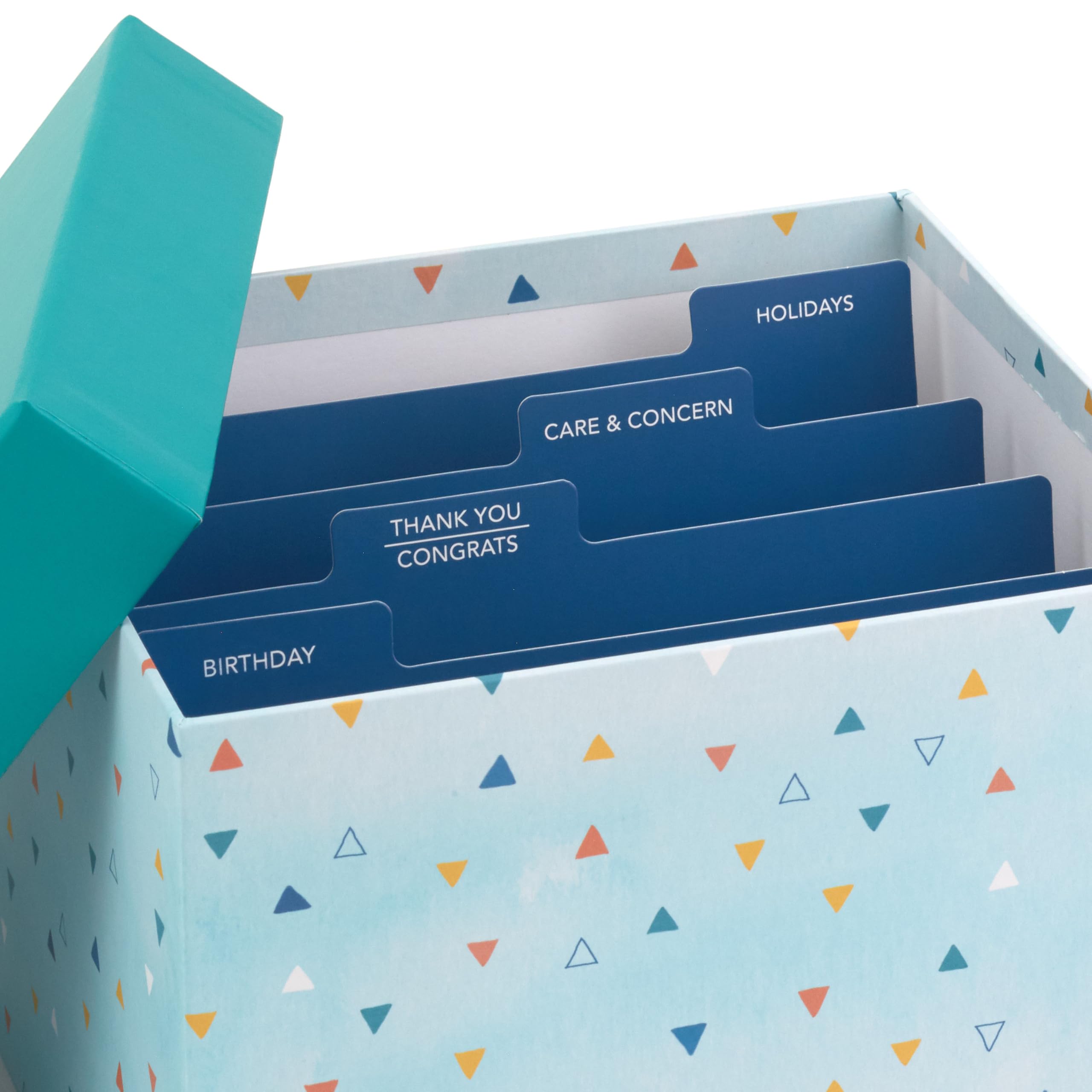 Hallmark Lot de 100 cartes de vœux vierges assorties avec organiseur de cartes, pour toutes occasions : anniversaire, remerciement, félicitations, mariage, bébé, pensée, condoléances