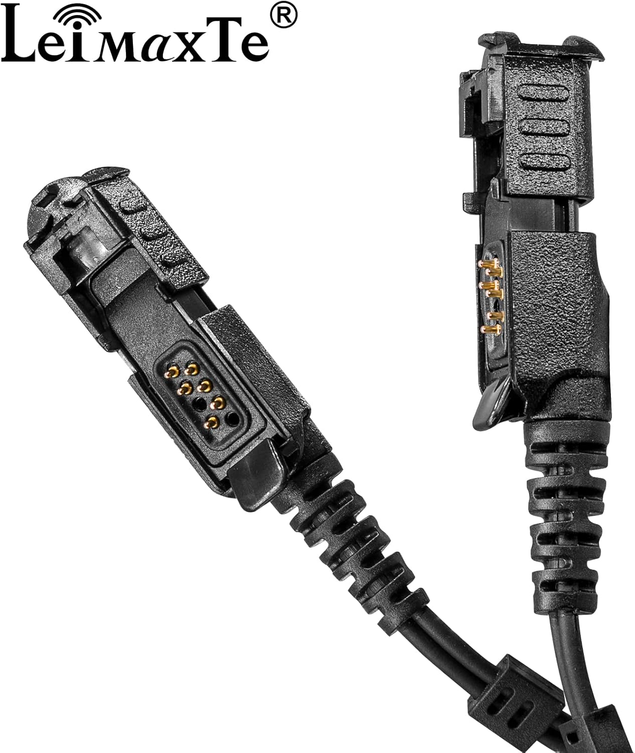 XPR 3500e 3300e Earpiece for Motorola Radio XPR3500 XPR3000 XPR3300 with Mic PTT XPR 3300 3500 3300e 3500e Walkie Talkie Headset Security Acoustic Tube Surveillance Headphone (2 PCS)