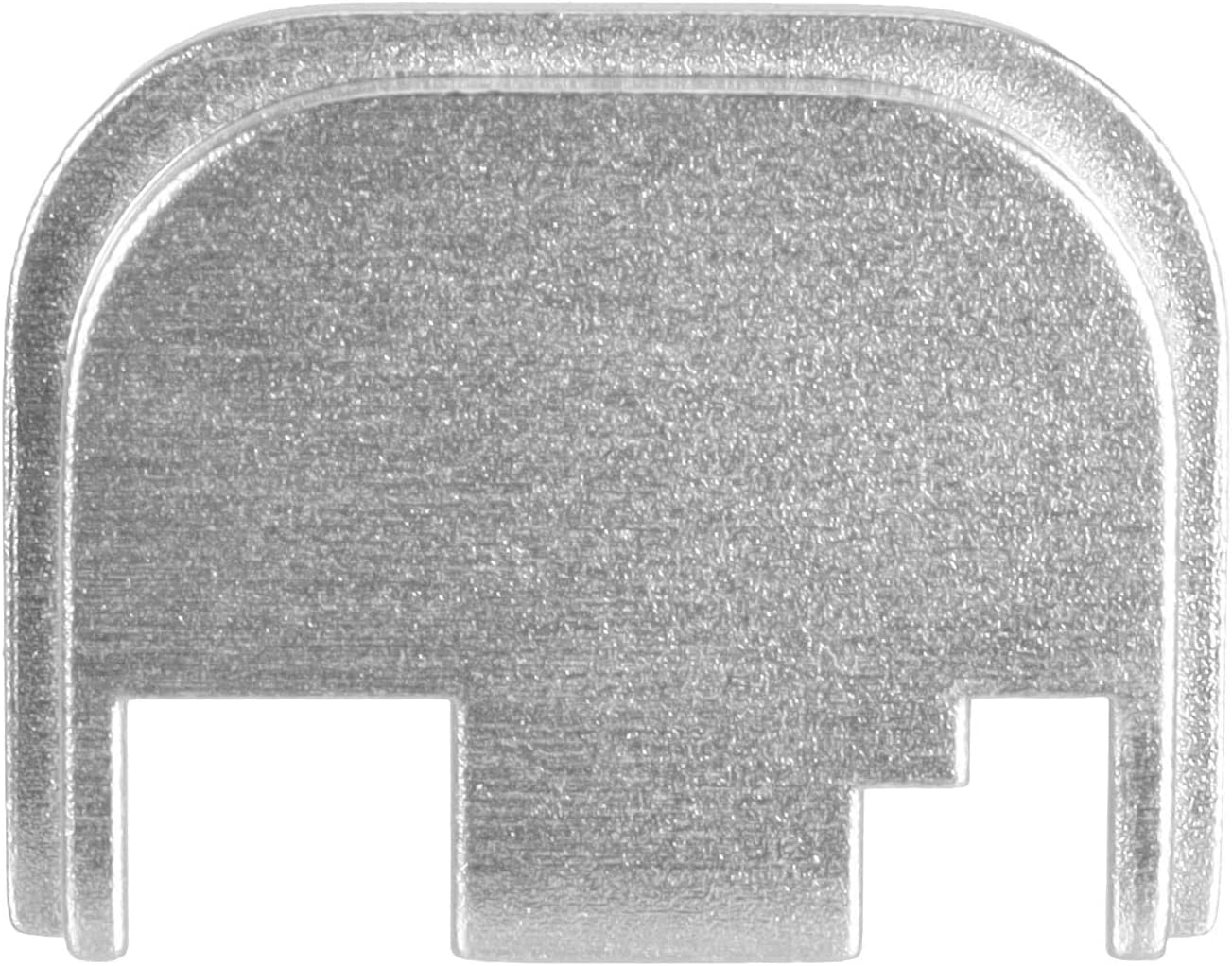 NDZ Performance Rear Slide Cover Back Plate for Glock Gen 1-4 Laser Engraved Anodized Aluminum in Silver - Zia Sun New Mexico Symbol