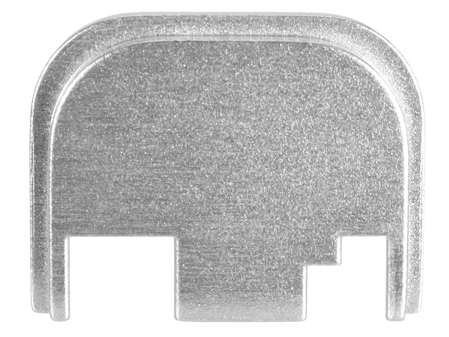 NDZ Performance Rear Slide Cover Back Plate for Glock Gen 1-4 Laser Engraved Anodized Aluminum in Silver - Zia Sun New Mexico Symbol