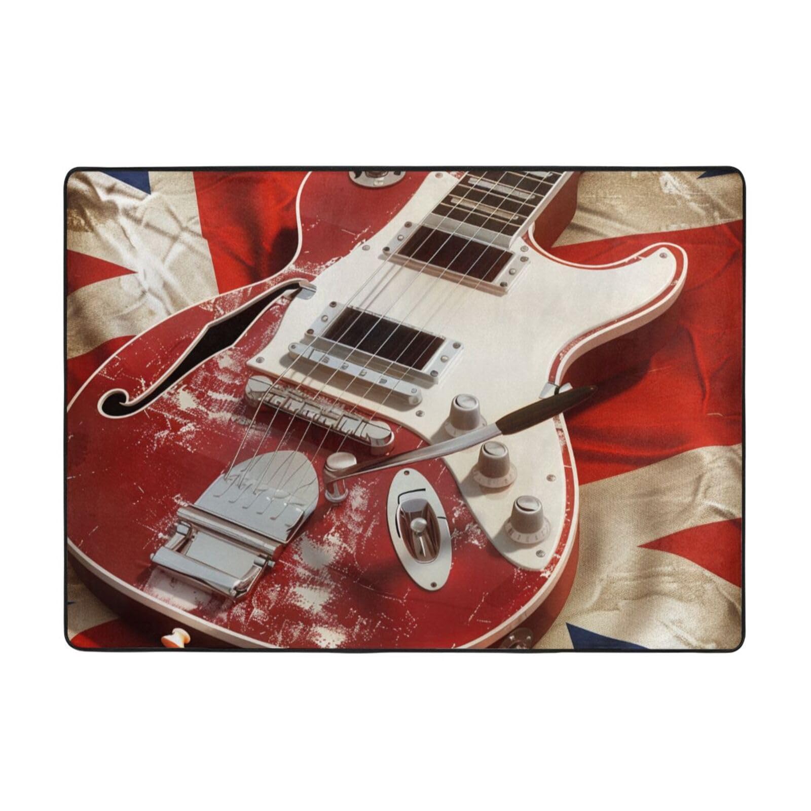 Tapis de sol drapeau britannique 203x147 cm grand modèle pour réchauffer un salon froid