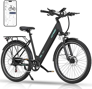 HITWAY E Bike, Elektrofahrrad 27,5 Zoll für Erwachsene Unisex, Pedelec E-Fahrrad mit 250W Motor, Abnehmbarem 36V 13Ah Lithium Akku, 7-Gang Pendler Ebike Reichweite 60-100km