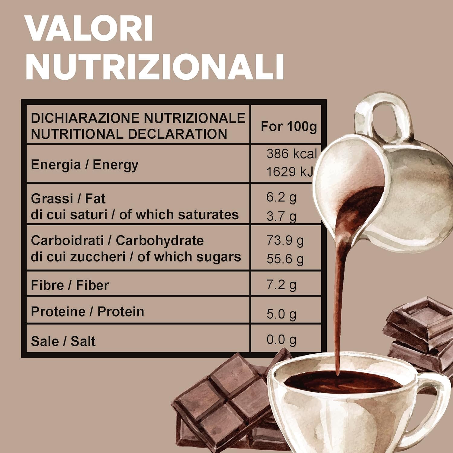 Almar Cioccolata Calda, Preparato Per Cioccolata Calda, Cacao in Polvere, Senza Glutine, Lattosio Conservanti, 100% Made in Italy - OFFERTA RISPARMIO 10 Buste da 1KG