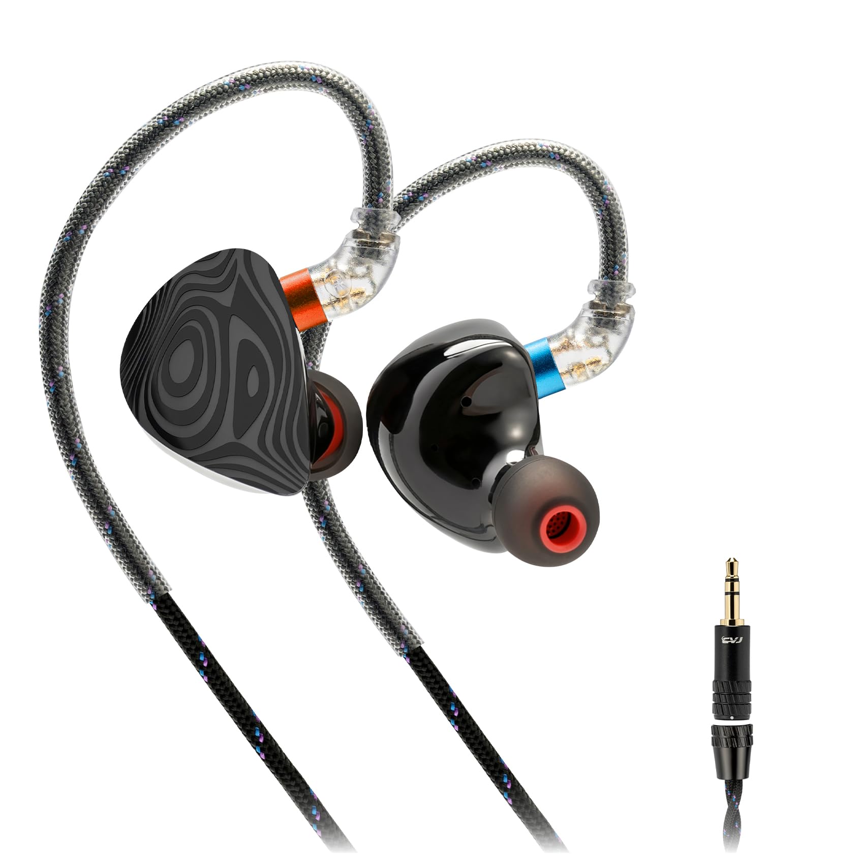 Amazon.co.jp: CVJ Nightelf （素材）イヤホン 有線 IEM モニター
