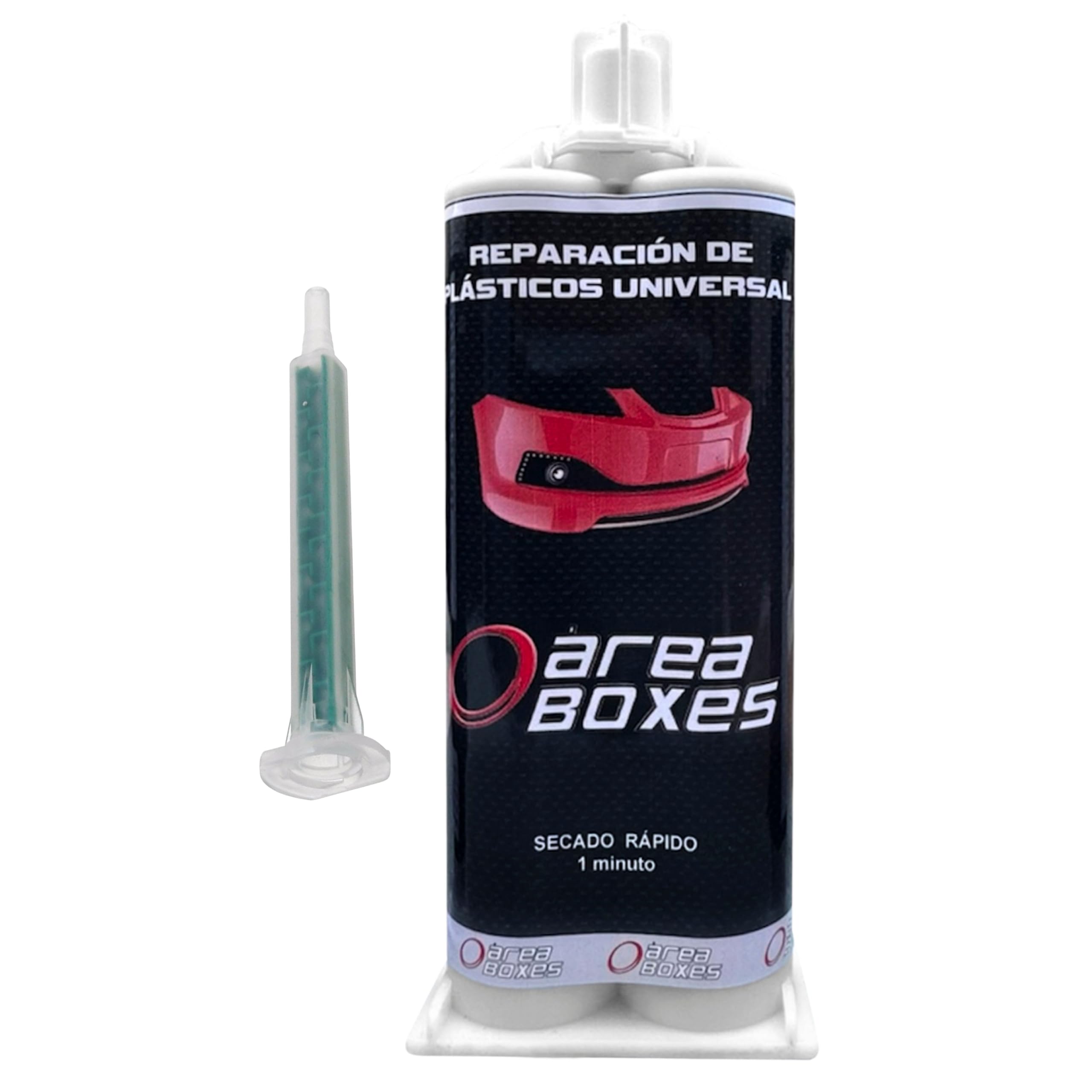 Colla epossidica 2 componenti P/pistola. Colla bicomponente per plastica [STRAFORTE]. Sigillo, Riempito E Incolla Tutte Le Plastiche, Dall'Uso Industriale A Domestico E Automotive (RAPIDO)