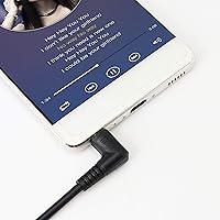 Vista 4 de Cable TRRS de 0.138 in, SinLoon (2 unidades) chapado en oro, 90 grados, ángulo derecho e izquierdo, 0.138 in, estéreo de 4 polos, macho a macho