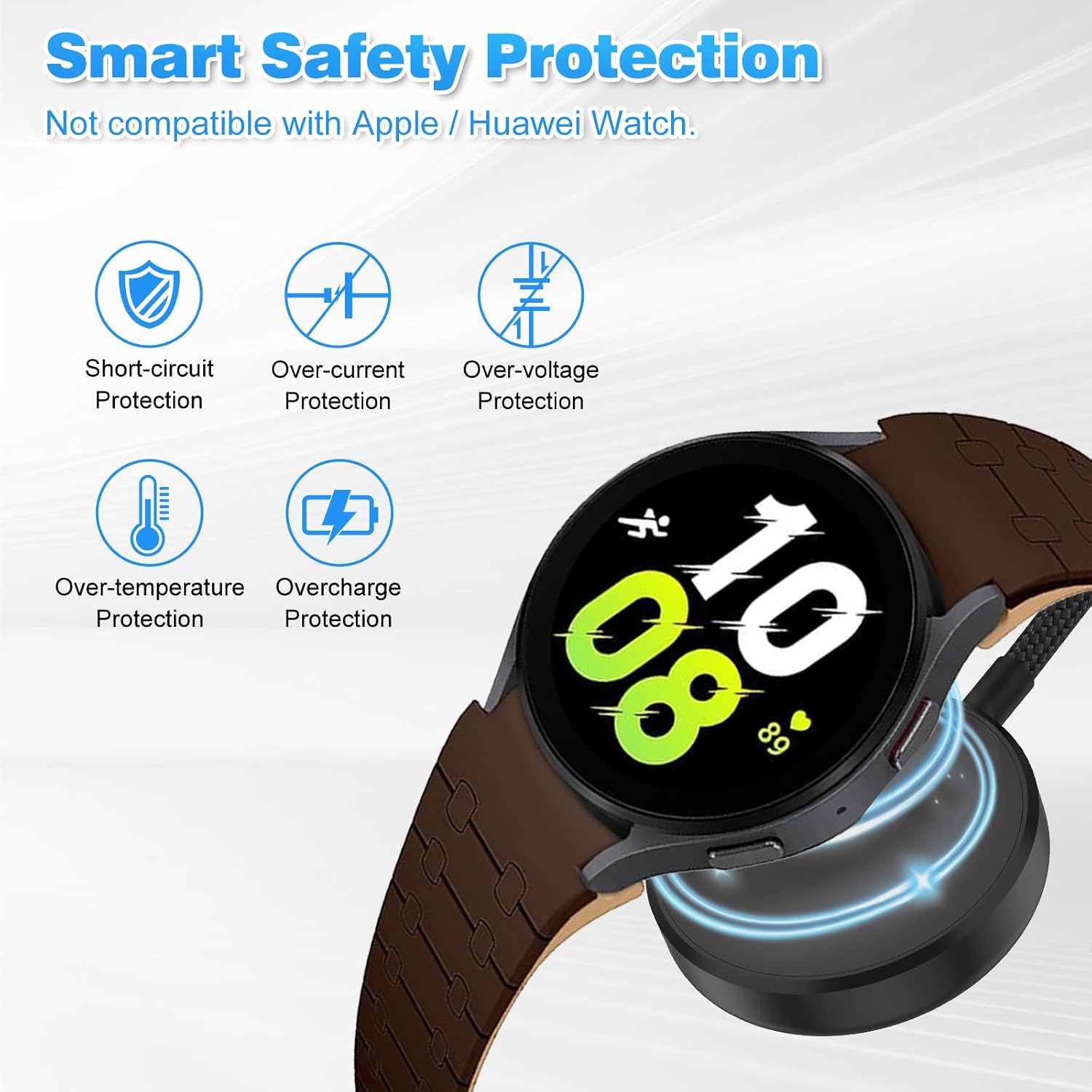 Fast Charger for Samsung Watch and Phone - 25W Fast Charging Cable for Samsung Galaxy s26/s25/s24/s23/s22 Ultra, Galaxy Watch Ultra 8/7/6/5/4 Charger - Supports Data Transfer, CarPlay & Android Auto