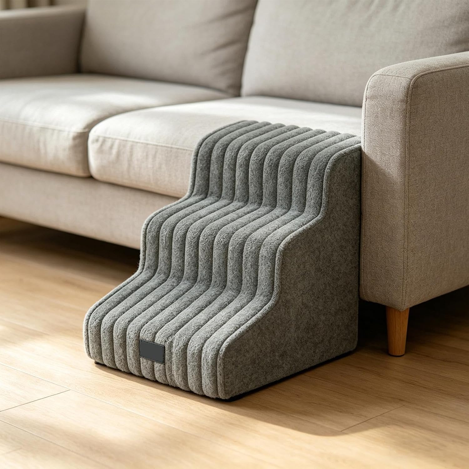 Dog Ramp | Small Washable Pet Ladder,Cat Stairs for Couch | for Small Elderly Cats Puppies Sofa Couch Apartment Balcony Terrace Garden