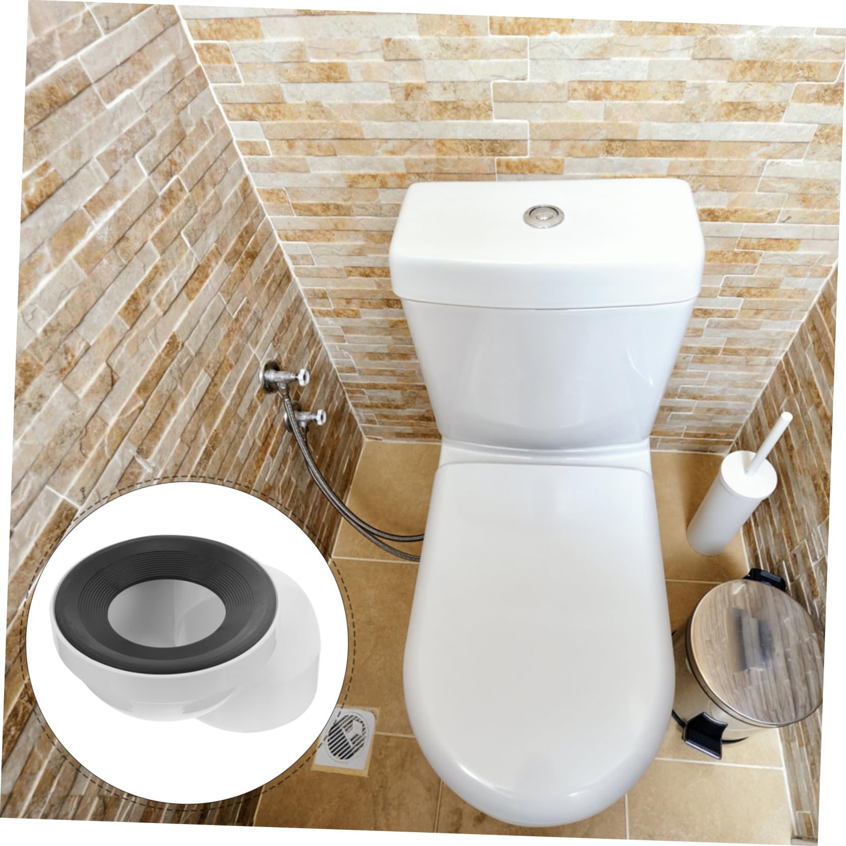 Spostamento del WC, Cambio WC, 3 Pezzi Cambio WC Comò Tubo di Drenaggio Cambio Scarico Acqua Cambio WC Parte WC Parte ABS Tubo di Collegamento Vasca (Material : 20.00X13.80X11.50CM) (Color : 20.00X13