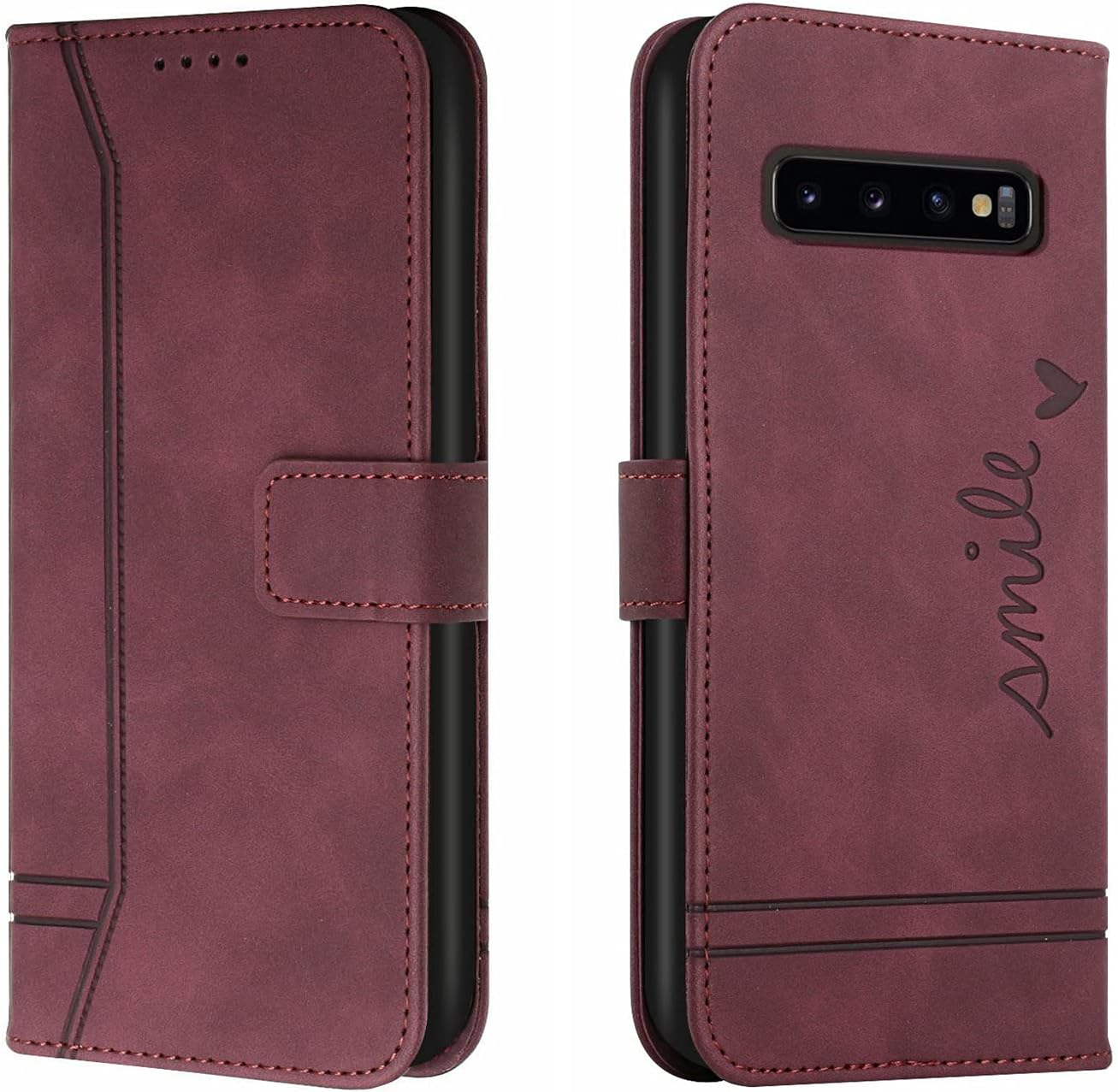 Bravoday Galaxy A02S / Galaxy F02S / Galaxy M02S Leather Case with Magnetic Closure Flip Case for Galaxy A02S / Galaxy F02S / Galaxy M02S