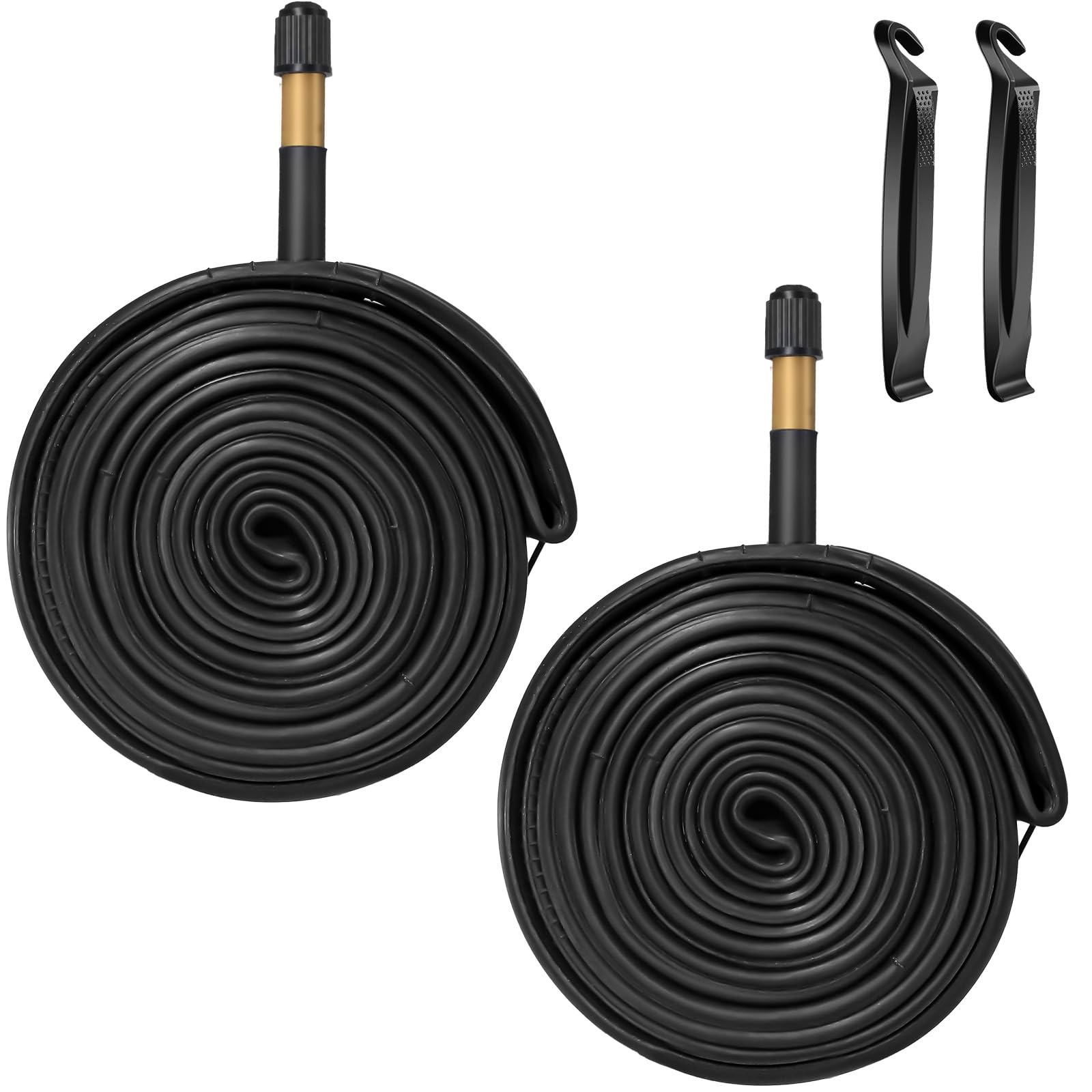 2PCS 27.5 Bike Tyre Inner Tubes 27.5x2.125 27.5x2.20 27.5x2.25 27.5x2.35 48mm Schrader Valve Butyl Rubber Inner Tube for Mountain MTB Road Bike
