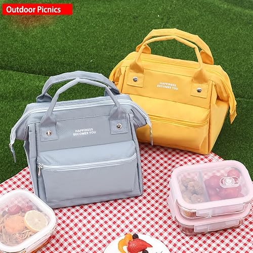 Miniatura 2 de Generic Bolsa de almuerzo reutilizable azul del paño de Oxford de los hombresde las mujeres con alto rendimiento del aislamiento