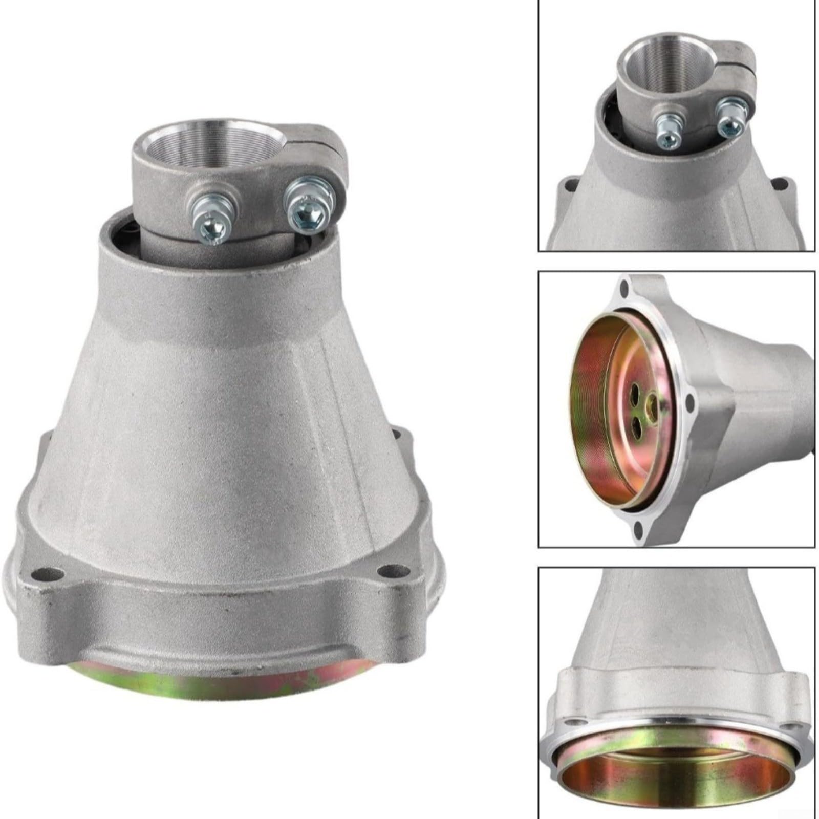 Bloque de salida de repuesto para desbrozadoras de 26 mm y 28 mm, conector de metal robusto con opciones de 7 a 9 dientes para cortar y cortar el jardín (26.9)